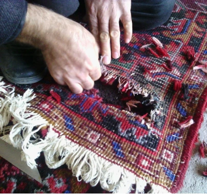 ترمیم و رفوی فرش